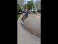 Rollerblading around the corner