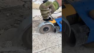 Flooring Life Hack 🔧 | Cutting Concrete & Prep Made Easy #shorts