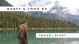 Roadtrip Banff NP Yoho NP Canada Map of Joy