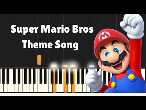 Super Mario Theme Song (Piano Tutorial Academy - Dr. Doron Kima - Easy Piano Arrangement) - Star Theme