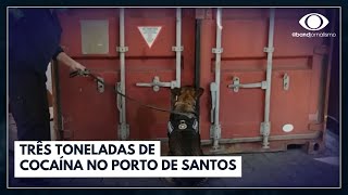 400 kg de cocaína em carga de açúcar | Jornal da Band