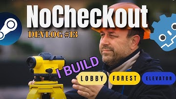 NoCheckout Devlog #13 – I built the Hotel Lobby, a Creepy Forest & the Elevator System