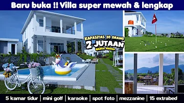 Baru !! Villa bagus tapi murah di Puncak fasilitas mewah view cakep | My Dream Villa Puncak