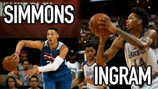 Ben Simmons Brandon Ingram Matchup For The 1St Time