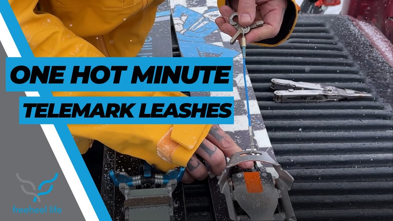 One Hot Minute Quick Tips for Installing Telemark Leashes YouTube