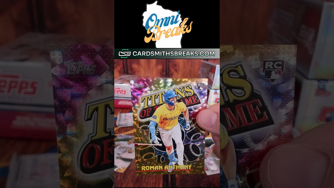 2026 Topps Roman Anthony Titans of the Game #baseballcards #topps #tradingcards #fanatics #thehobby