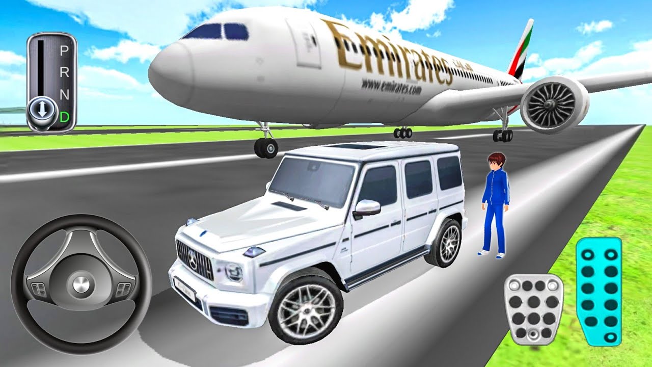 New Mercedes G63 Wagon SUV in City Airport - 3D Driving Class 2025 - Best Android iOS 3D Car games