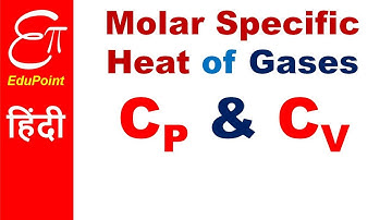 Molar Specific Heat Capacity of an Ideal Gas - Cp and Cv | video in HINDI