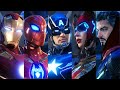 Marvel Avengers Spider-Man, Iron Man, Scarlet Witch, Captain America meets their counterparts
