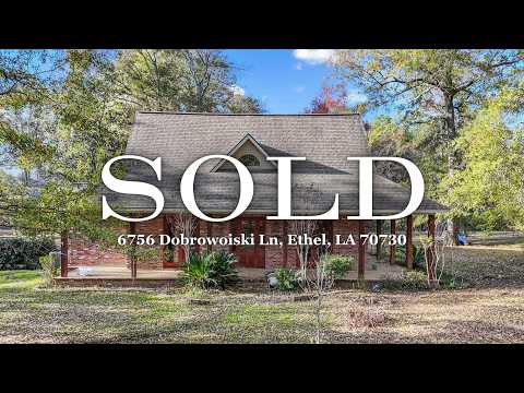 6756 DOBROWOISKI LN, Ethel, LA home video tour