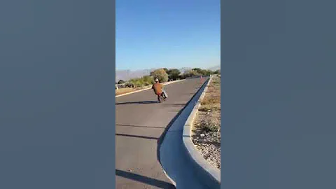 No shot he crashed #minibike #crash #fail #billet #engine #builtnotbought #racing #wheelie #bikelife