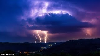 Donner und Regen/Gewittergeräusche - Rain and Thunder for sleeping/Thunderstorm sounds