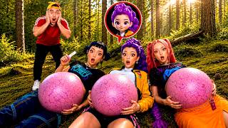 Rumi Mira Ve Zoey Ormanda 99 Bebeğe Hami̇le Kpop Demon Hunters 