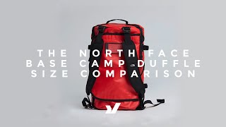 The North Face Base Camp Duffle Range - Size Comparison