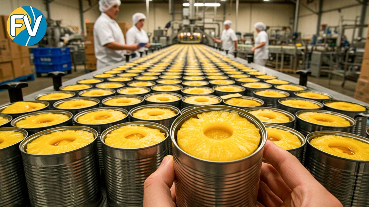 2 años por un solo piña: ¿cómo 500 toneladas de fruta se convierten en conservas?