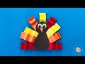 Turkey Craft For Thanksgiving | Thanksgiving Craft | Paper Turkey Craft | Easy Kids Craft