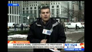 Meteorólogos dicen que temperatura en Nueva York podría llegar a los 50 grados centígrados bajo cero