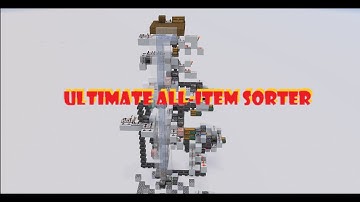 Minecraft unstackable item sorter, (1.15) 1.17-1.19