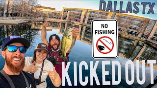 BAD IDEA! Urban Fishing Dallas TX for Bass with Westin Smith and Becca! (DRT Pt 1)