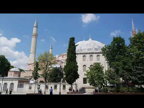 წმინდა სოფიას ტაძარი (აია - სოფია). სულთან აჰმედის მეჩეთი. 2019