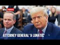 Donald Trump brands New York Attorney General &#39;a lunatic&#39;