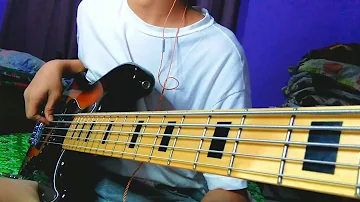 Urong sulong band Version  bass cover. Kiyo, Allison shore