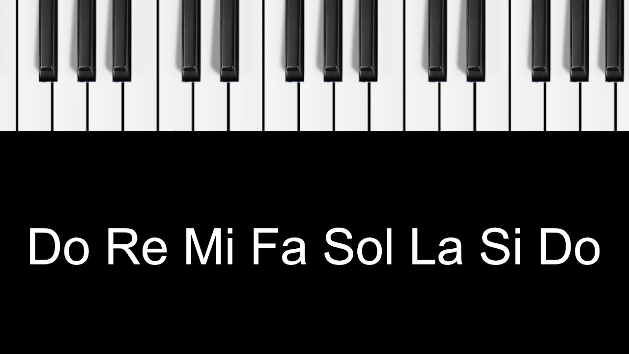 Do Re Mi Fa Sol La Si Do - Piano 