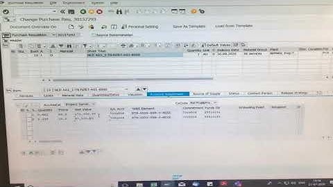 How change GL Code in Account Assignment @ SAP