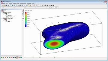 GMS: Geostatistics 2D & 3D