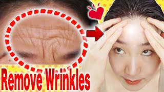 Oil Massage 73 year-old My Mother Erased Wrinkles on Forehead in 7 days! She Moved to Tears😘