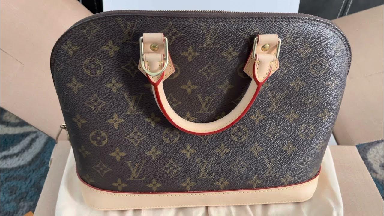 DIY How To Remove Watermarks from Leather  Tutorial and #Haul Louis Vuitton  Alma PM cleaning 