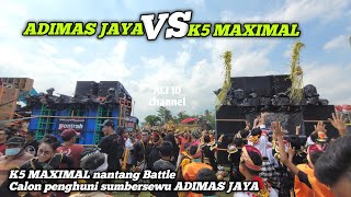 Battle sengit K5 MAXIMAL vs ADIMAS JAYA , karnaval Arjowilangun Kalipare