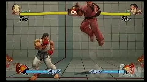 Street Fighter IV Video Guide-tip - Dan Combos