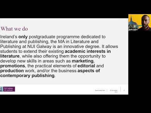 Postgraduate Programmes in English, Writing, and Publishing