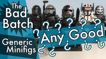 Bad Batch LEGO Generic Figures Review - Star Wars