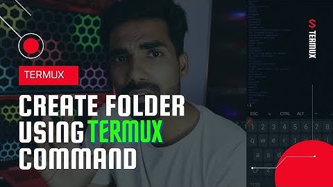 Create folder using Termux