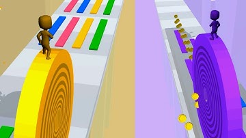 Layers Roll Gameplay All Levels iOS, Android Walkthrough Mobile Game New Alltrailer Mix Level 65-66