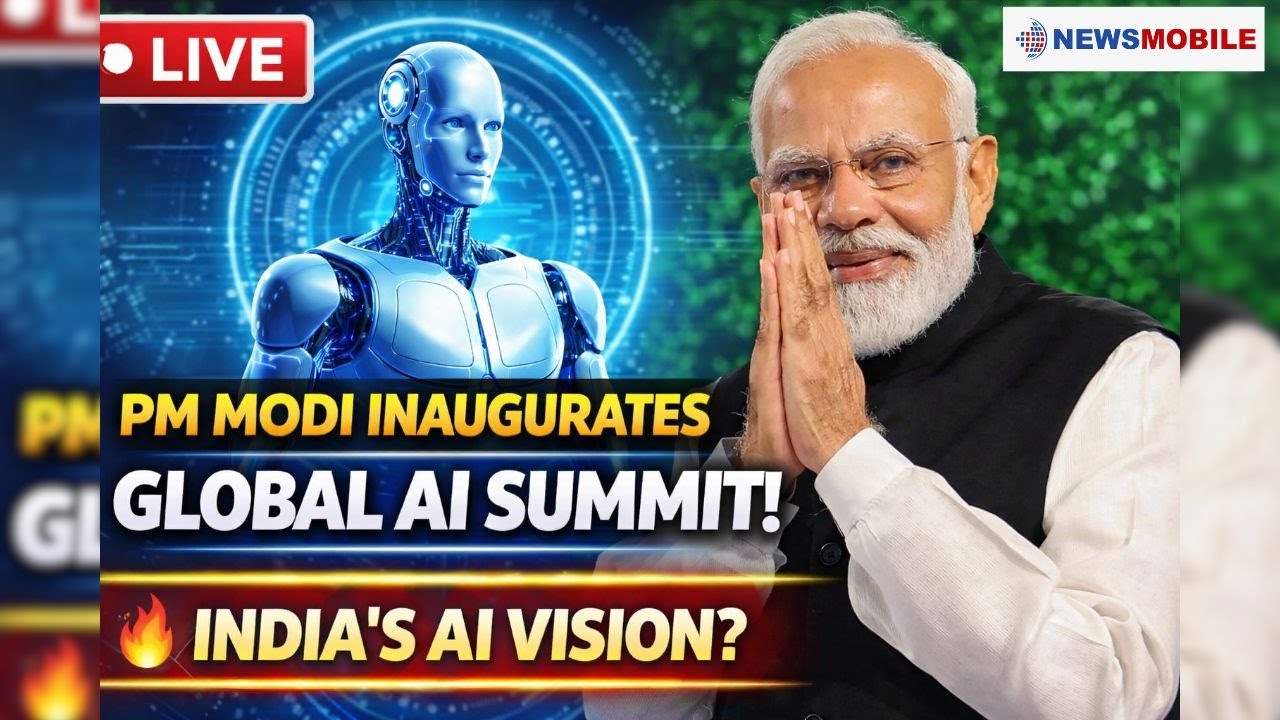 🔴 LIVE: PM Modi Inaugurates India AI Impact Summit 2026 | India’s AI ...