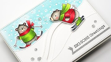 Ski-sons Greetings - Creating an Interactive Slider Card