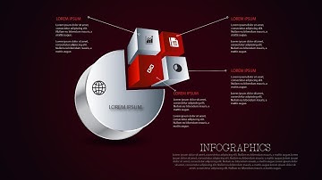 Illustrator CC Tutorial | 3D Graphic Design | Infographic Design 01