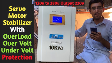 business tech | 10kv Servo Motor Stabilizer With Overload Protection High volt & Low volt Protection