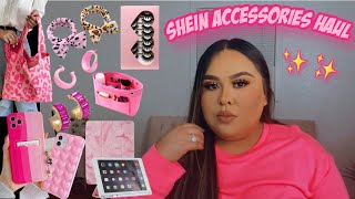 HUGE SHEIN ACCESSORIES HAUL 2022 (25+ ITEMS) | bags, phone cases, lashes, decor, jewelry \& more