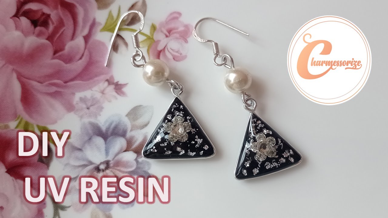 UV レジン | DIY UV Resin Crafts & Accessories| DIY UV resin Earrings| HOW TO MAKE AN UV RESIN JEWELRY?