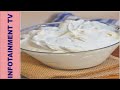 Whipped cream recipe  infotainment tv