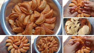 খাস্তা মচমচে নারকেলের ভাজা পুলিপিঠা সংরক্ষণ পদ্ধতি সহ । Narkeler Vaja pulipitha Recipe screenshot 1