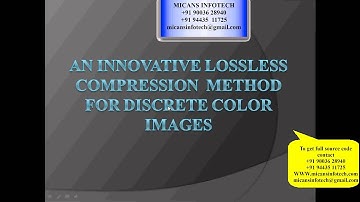 An Innovative Lossless Compression  method for Discrete Color Images