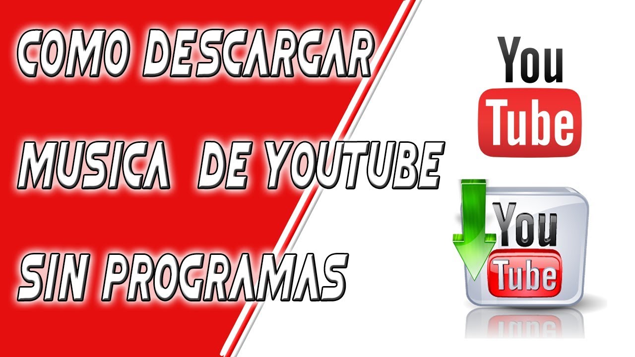 Como descargar musica de youtube sin programas YouTube