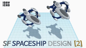 [1DAY_1CAD] SF SPACESHIP DESIGN [2] (Tinkercad : Know-how / Style / Education)
