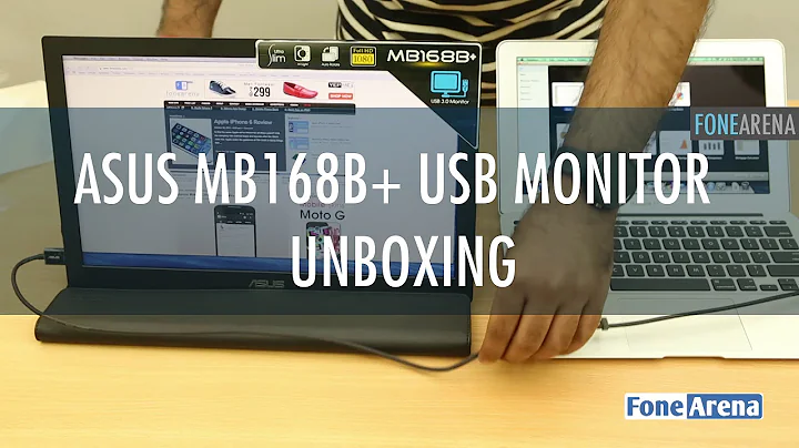 Asus MB168B+ Full HD USB Monitor Unboxing