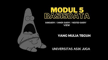 MODUL 5 BASISDATA